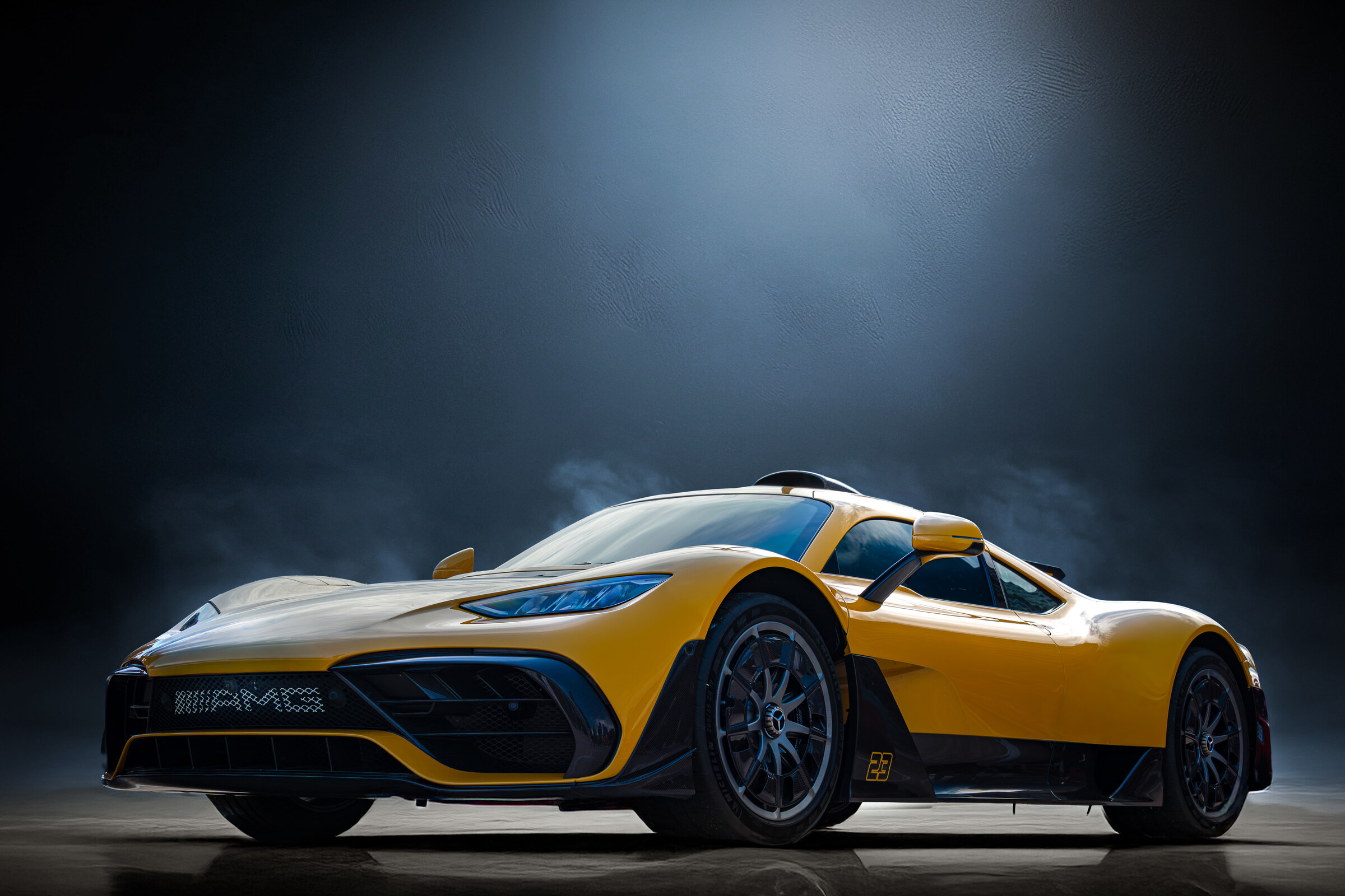 Mercedes-AMG One dramatic studio lighting